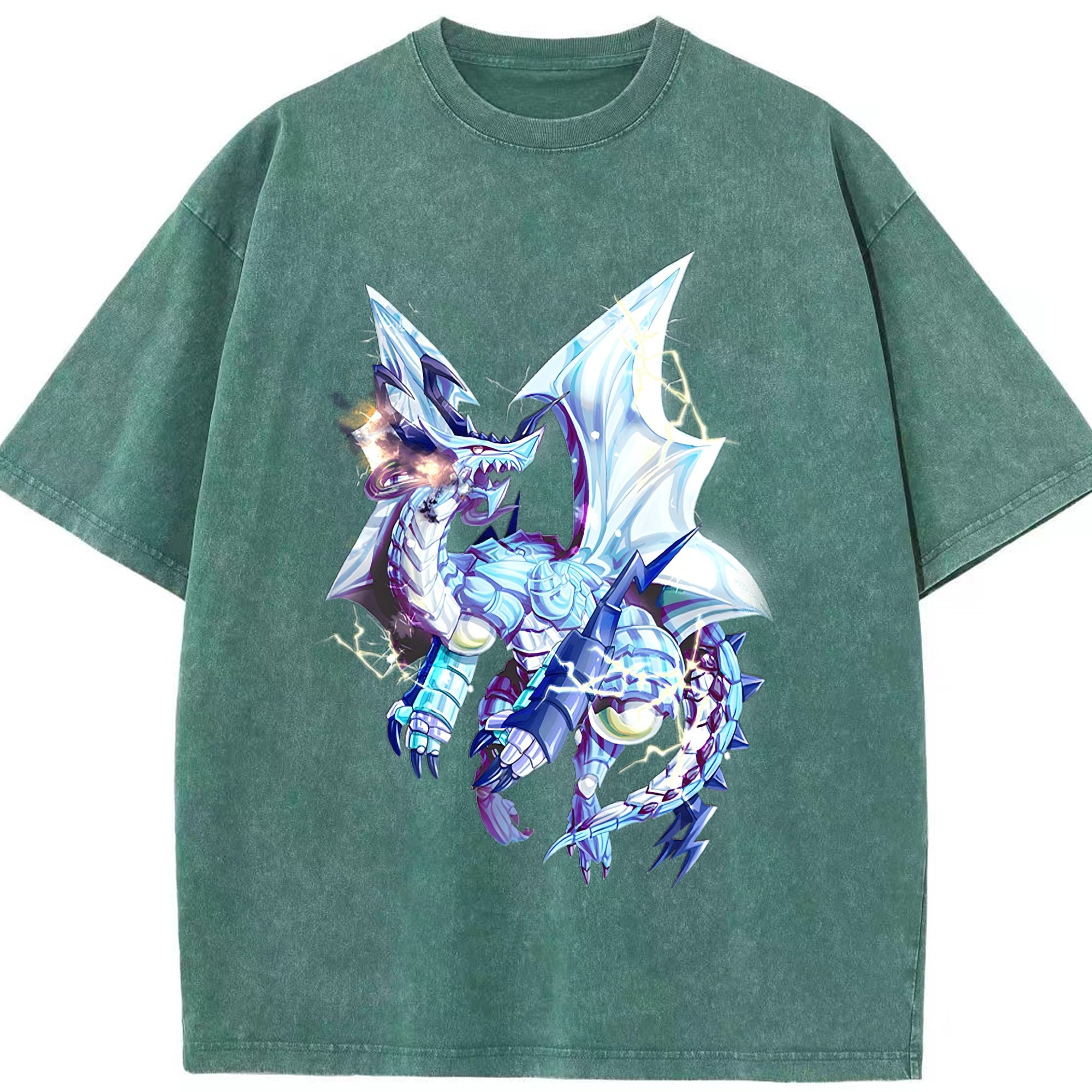 （画像用） 遊☆戯☆王 Yu-Gi-Oh! 綿100% ヴィンテージ風 半袖Tシャツ（フロントプリント）